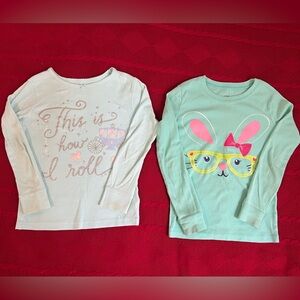 Carter's Light Green Long Sleeve Tee